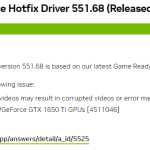 nvidia releases hotfix drivers to fix turning nvenc encoder bug